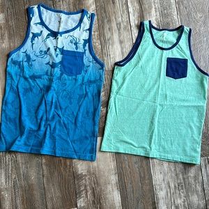 Bundle of 2 Boys Tank Tops- 1 Old Navy, 1 Rustic Blue